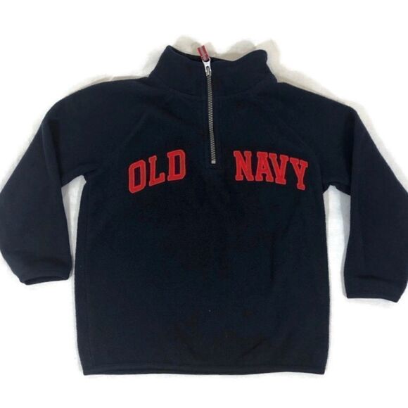2 Boys Old Navy Half Zip Fleeces Size 5 - Picture 2 of 8